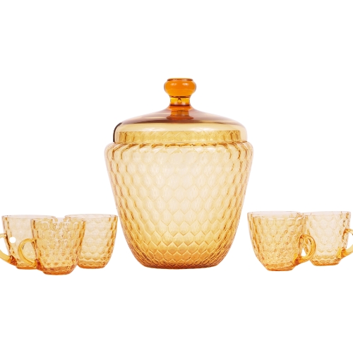 Hand-blown glassware, artisanal